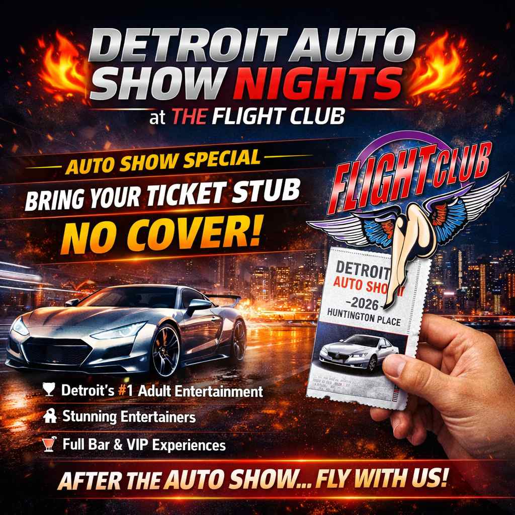 Detroit Auto Show Nights at The Flight Club