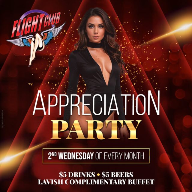 flight club Detroit strip club Appreciation party