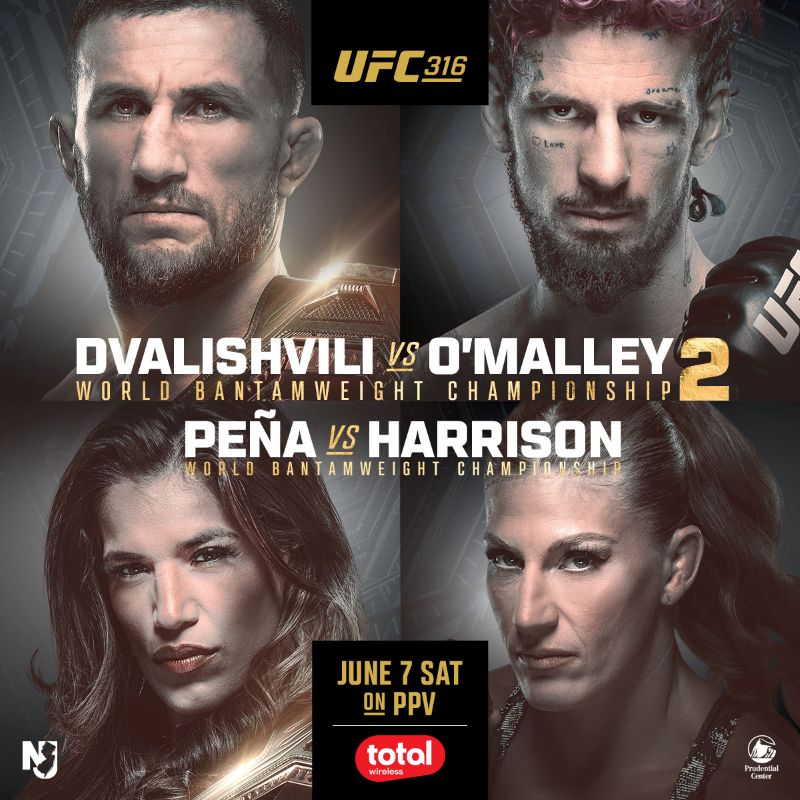 UFC 316: Dvalishvili vs. O'Malley 2