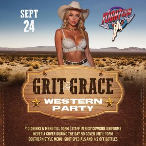 Flight Club’s Summer Grit & Grace Western Party